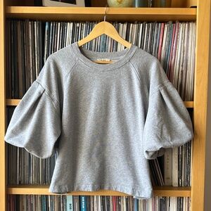 Madewell Puff-Sleeve Sweatshirt Tee